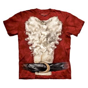 christmas santa claus suit shirt
