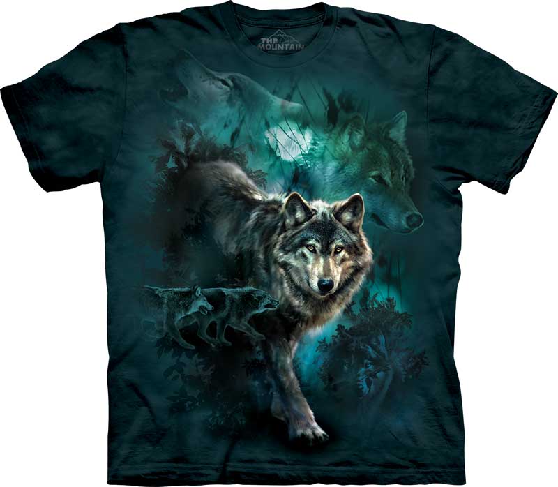 Wolf Shirt Tees and Apparel Made with USA Cotton