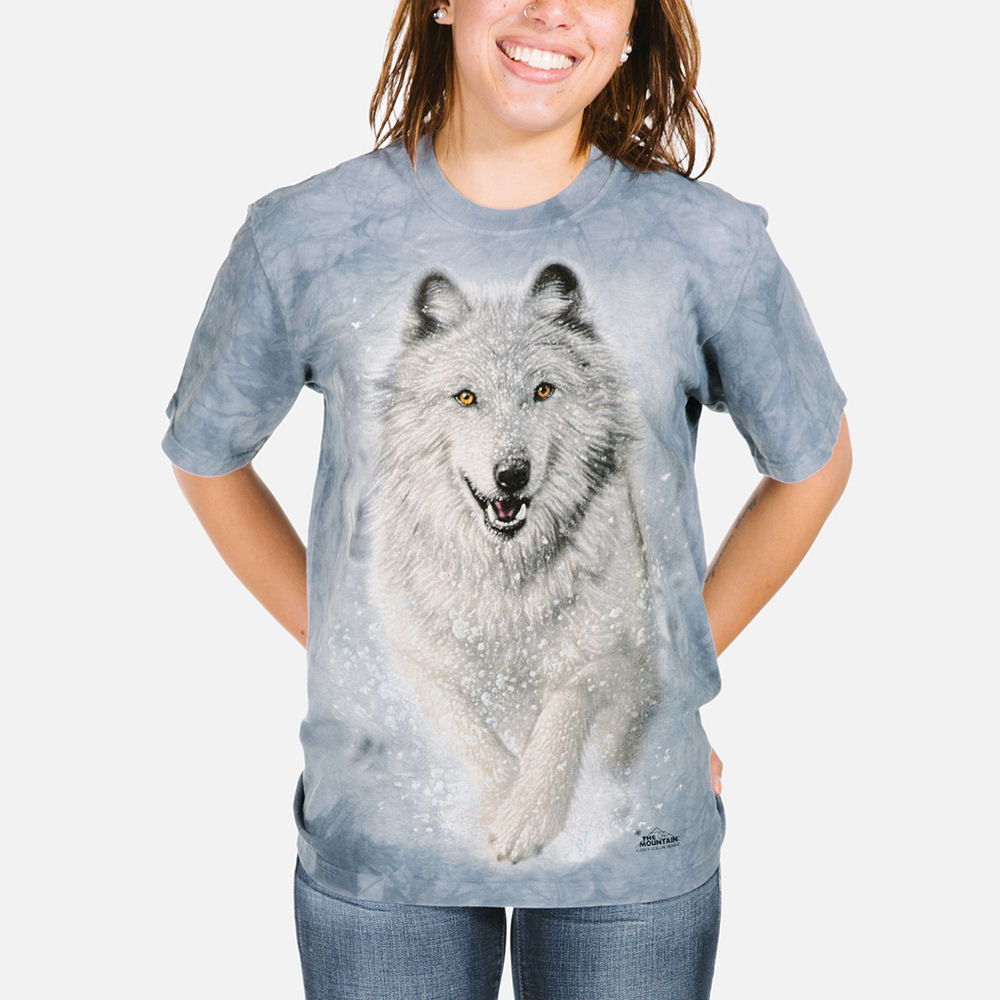 Wolf Shirt Tees and Apparel Made Earth Friendly Made of USA Cotton