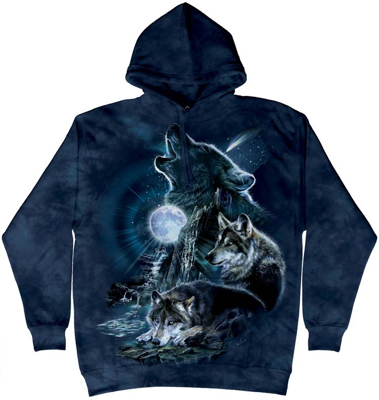 wolf hoodie sweatshirt