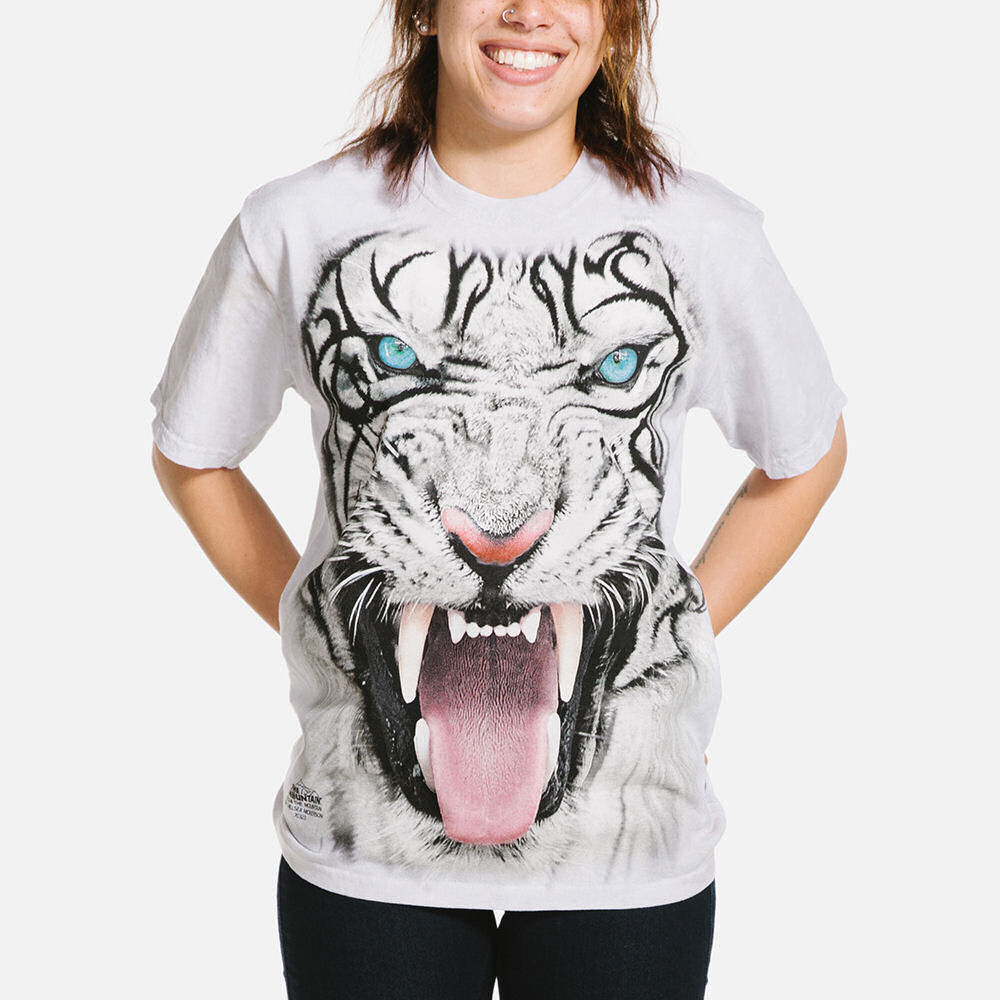 white tiger shirt