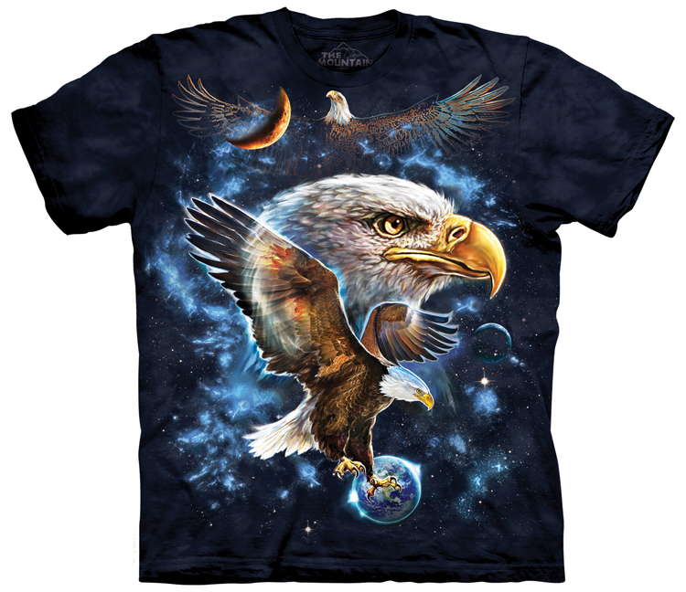 Cosmic Bald Eagle Shirt