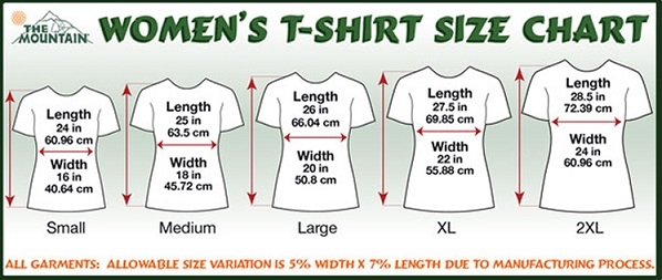 Animal Shirt Size Chart Environmentally Friendly USA Cotton ...