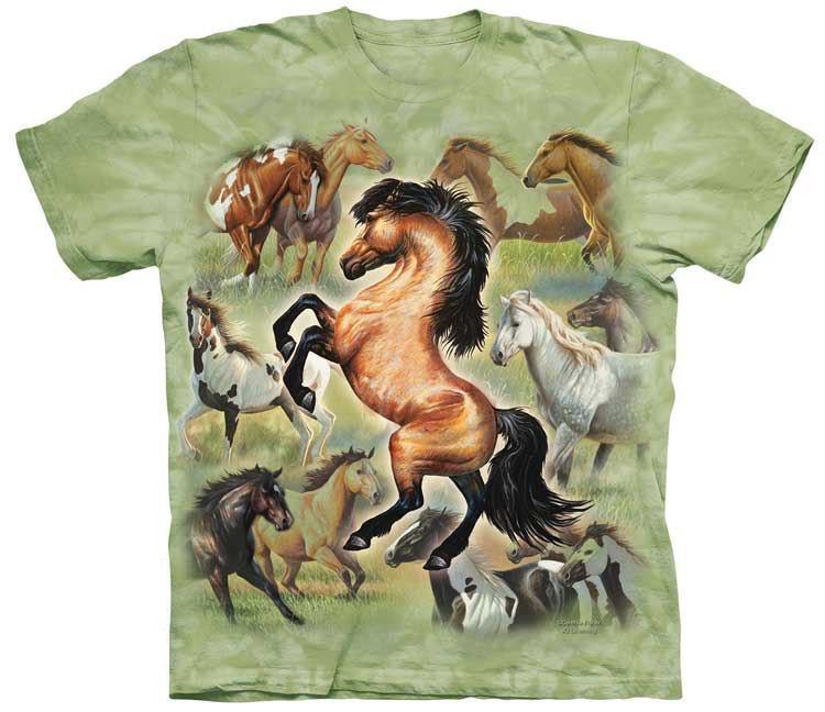 Why Horses Sleep Standing Up Horse Collage Shirt