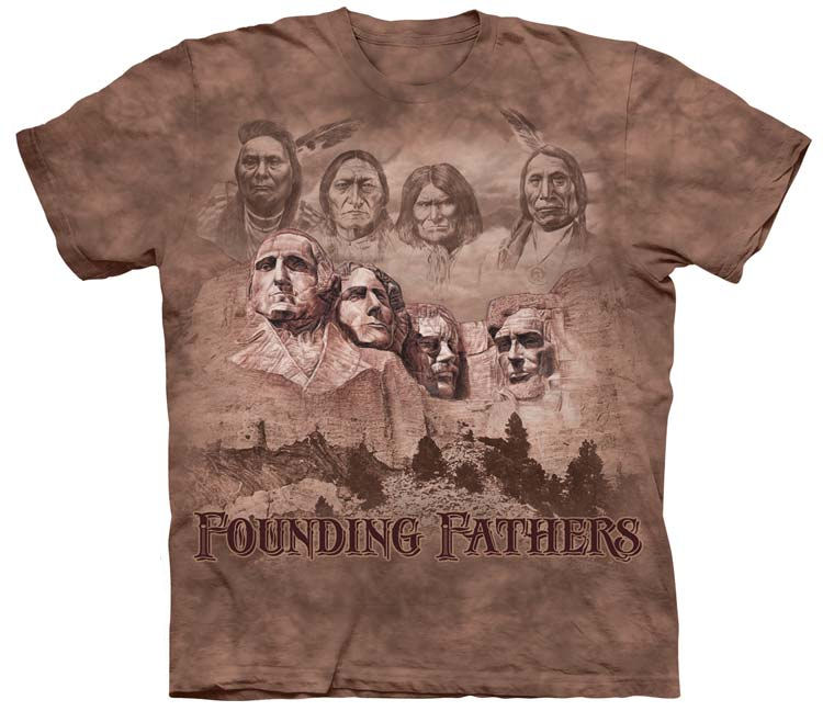 Native American Indian Shirt - Founding Fathers