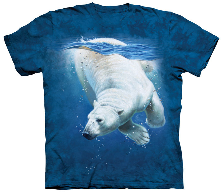 Can Bears Run Fast? Dive Polar Bear shirt