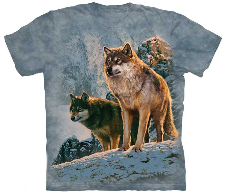 Wolf Couple Sunset Shirt