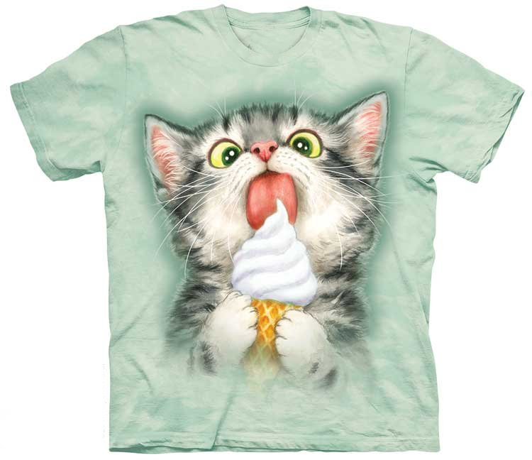 Ice Cream Cone Kitty Cat Shirt