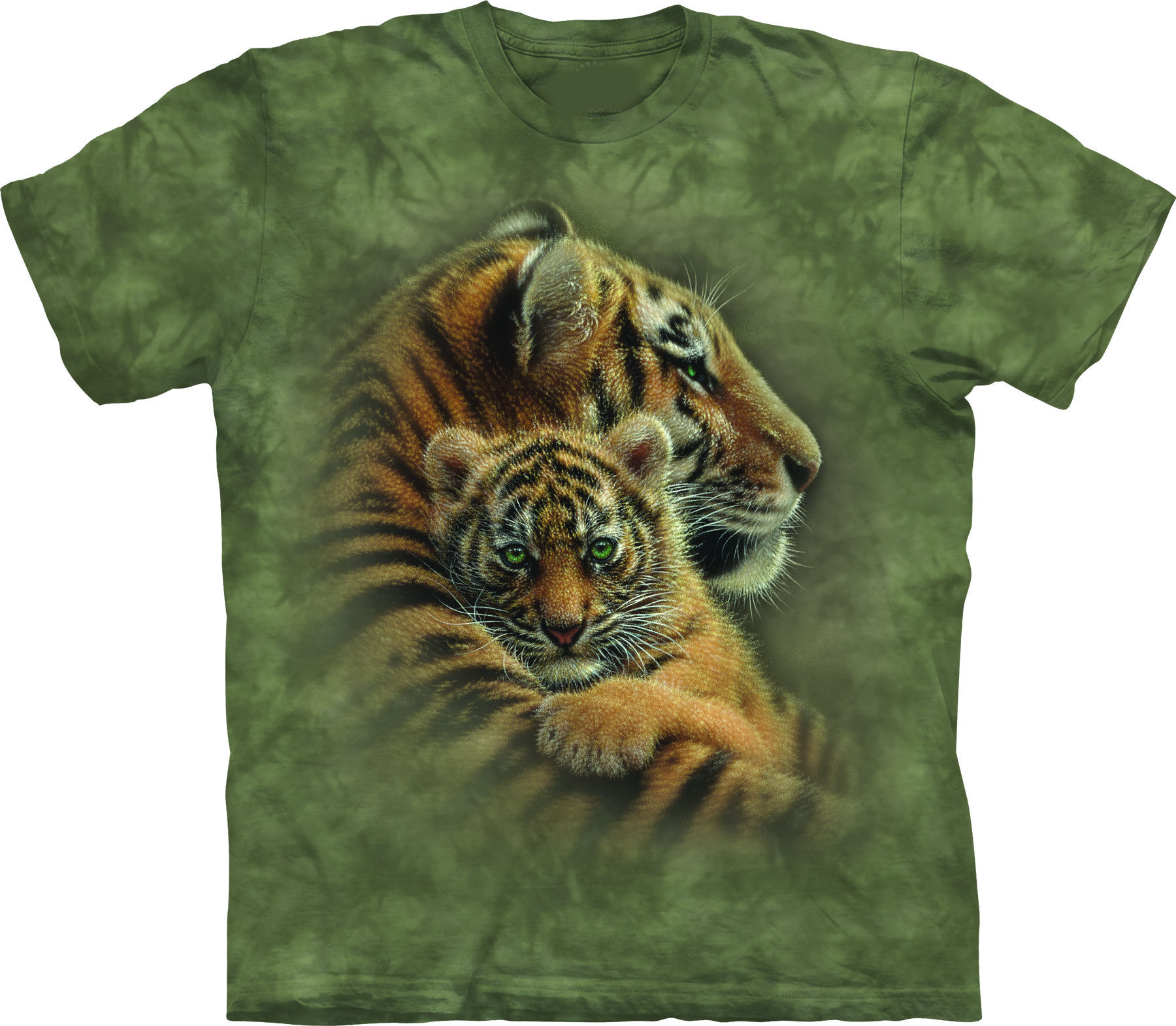 green tiger shirt