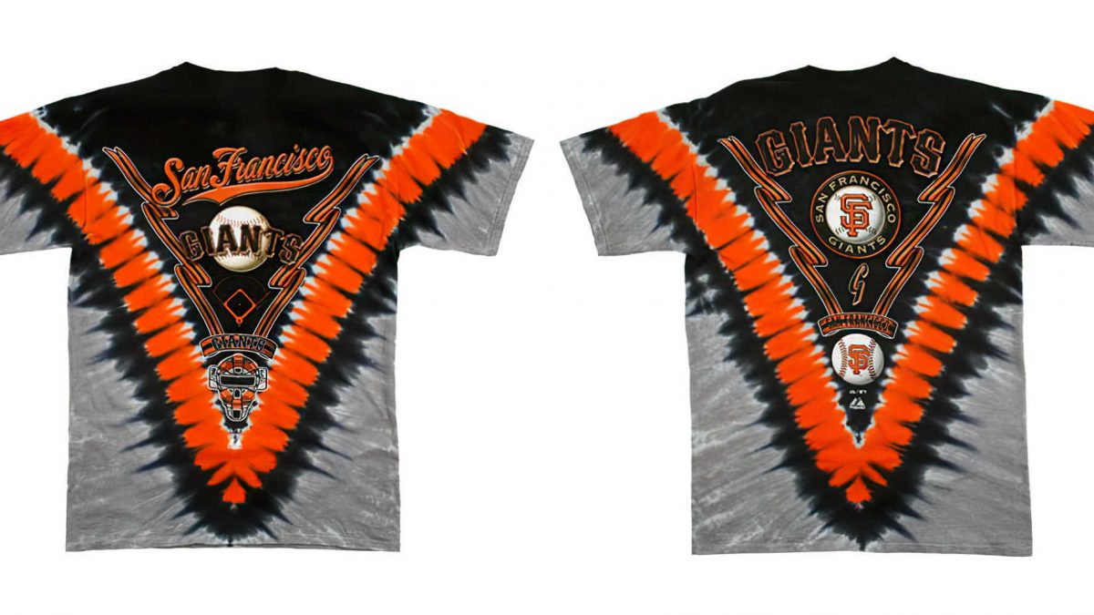 San Francisco Giants Shirt Tie Dye - Officially Licensed
