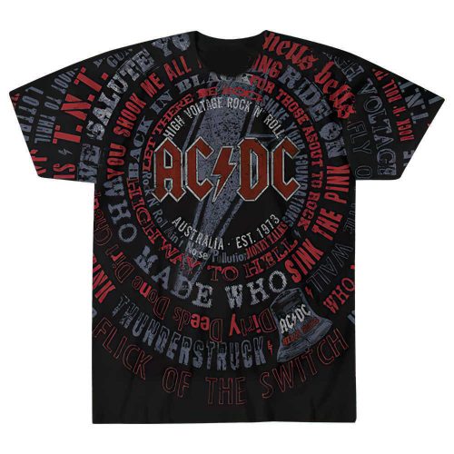 AC-DC Shirt Songs