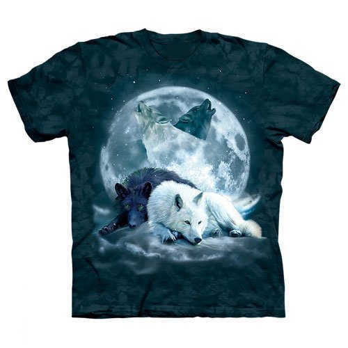 yin yang wolf shirt