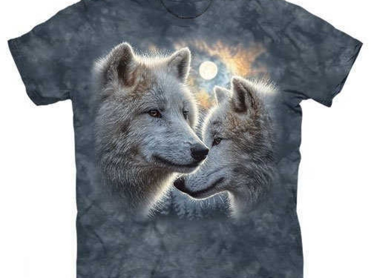 トップス IDEA BOOKS tee the mad shop wolf&wolff Wolf Shirt Moonlit
