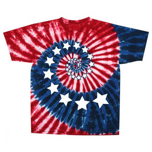 American Flag Shirt Spiral