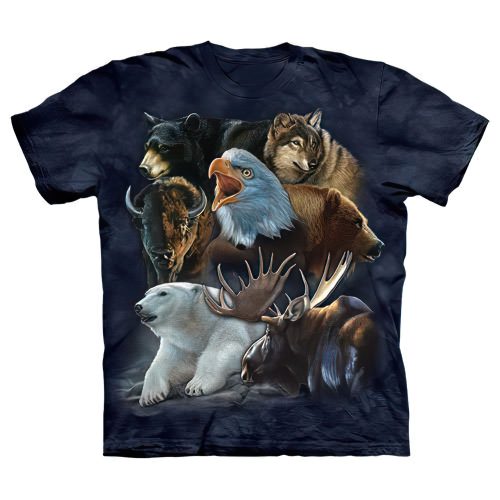 wild alaskan collage shirt