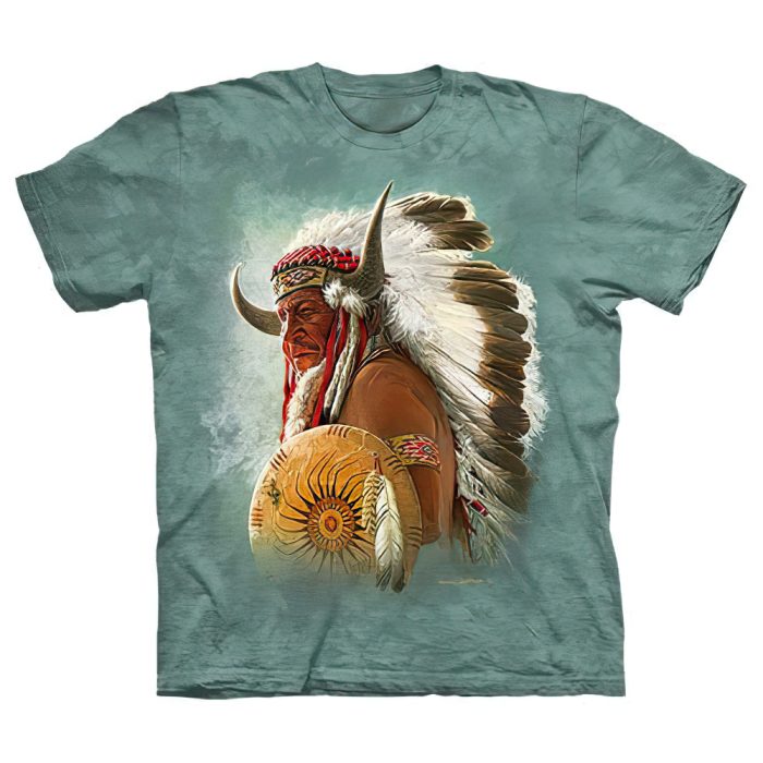 native american portrait shirt